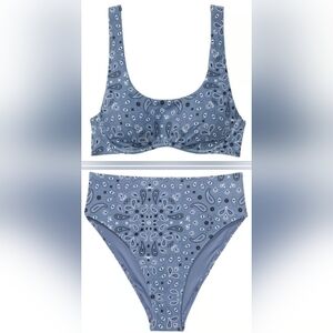 MDD/L VS PINK Swim The Wave Bikini Top High Waist Cheeky Bikini Set